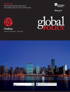 Special Issue: Resourcing International Organizations