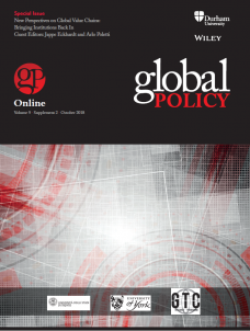 Special Issue - New Perspectives on Global Value Chains: Bringing Institutions Back In