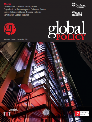 Global Policy Vol 6, Issue 3, September 2015