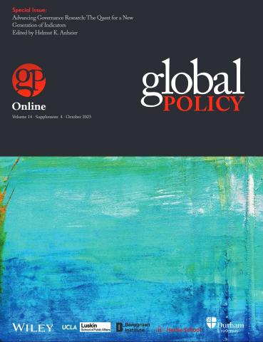 Special Issue: Advancing Governance Research: The Quest for a New Generation of Indicators Pages