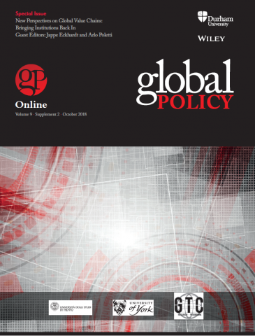 Special Issue - New Perspectives on Global Value Chains: Bringing Institutions Back In