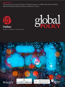 Special Issue - The European Union and the Pursuit of Global Governance in a Multi‐Polar, Fractured World