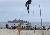 Pineapples, beaches, and warships: Welcome to a heavily securitised Rio